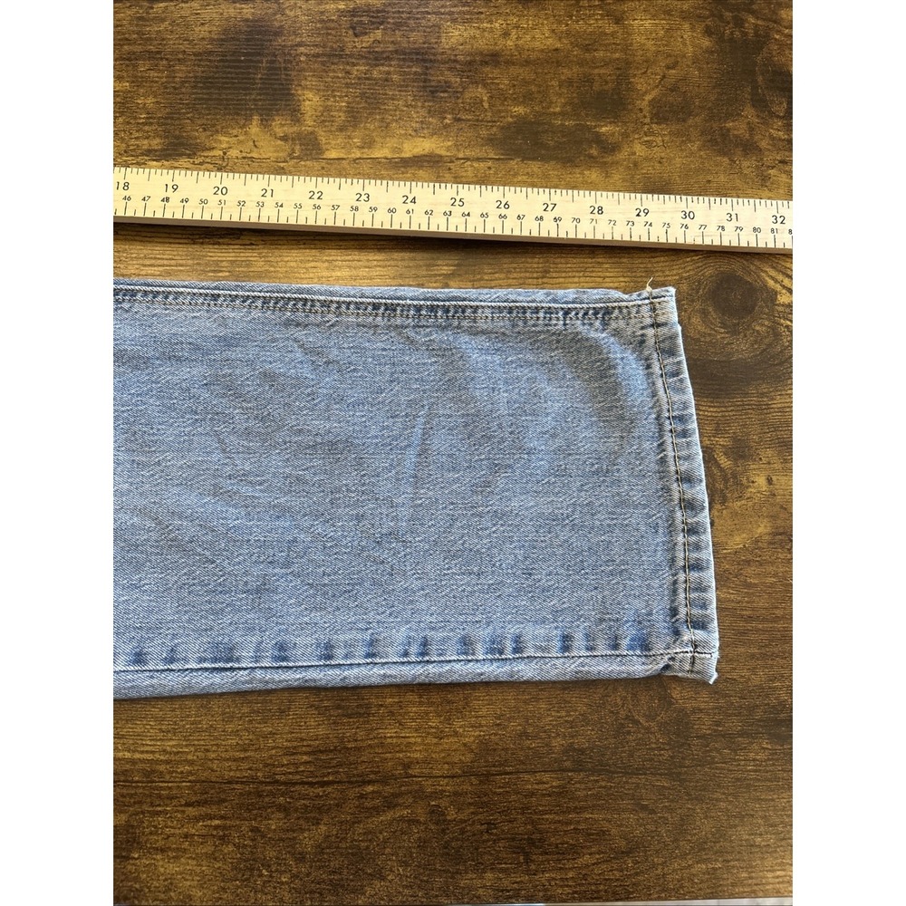 Levis 541 Athletic Taper Light Wash Blue Denim Jeans Mens 34x30 18181-0667 - Picture 11 of 14